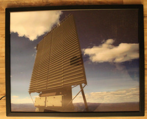 Lockheed Martin AN/TPS-77 RADAR 30"x24" Photo in Snap Front BACKLIT LED Frame