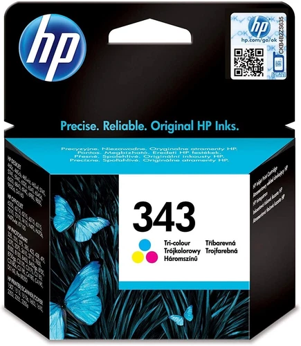 HP 343 Multipack de Cartouches d'Encre Cyan/Magenta/Jaune (C8766EE)