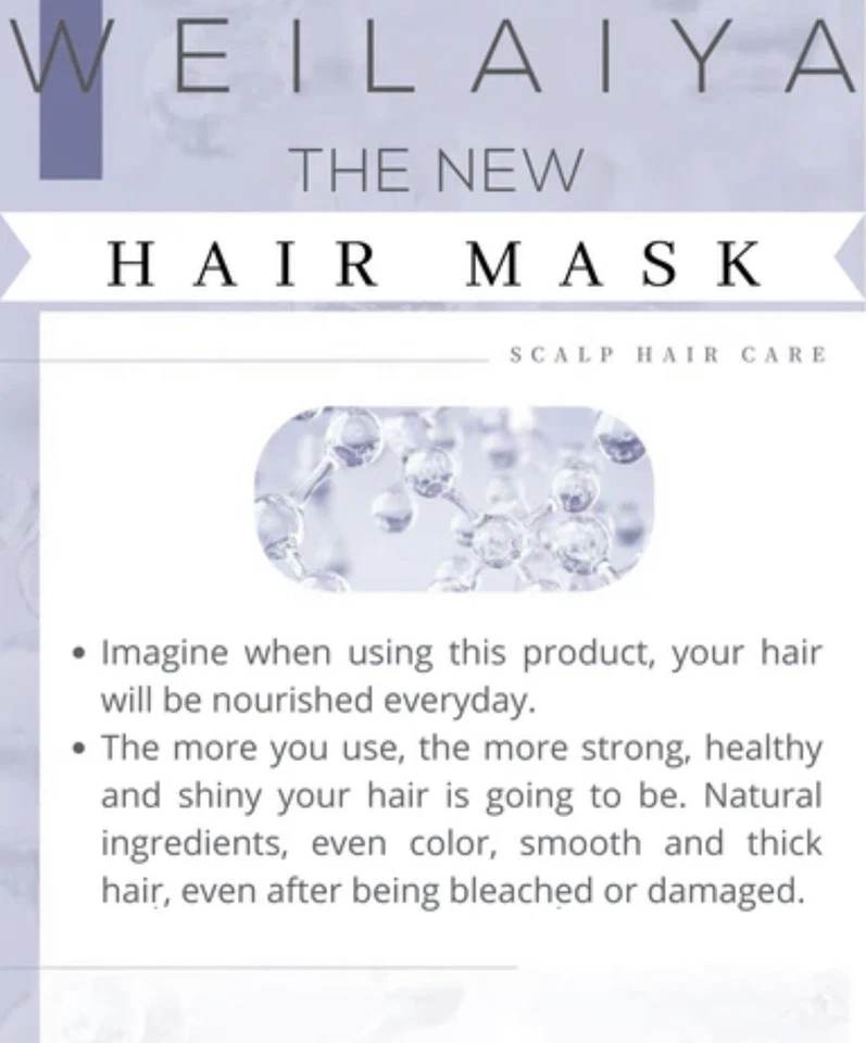 WEILAIYA Combo Truffle Set+Hair Mask+Shower Gel+FREE BODY SCRUB+FREE 2in1 COMB - Image 3 of 4