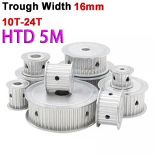 HTD 5M Timing Belt Pulley AF-Type 10-24T Bore 5-20mm For 16mm Wide Timing Belt