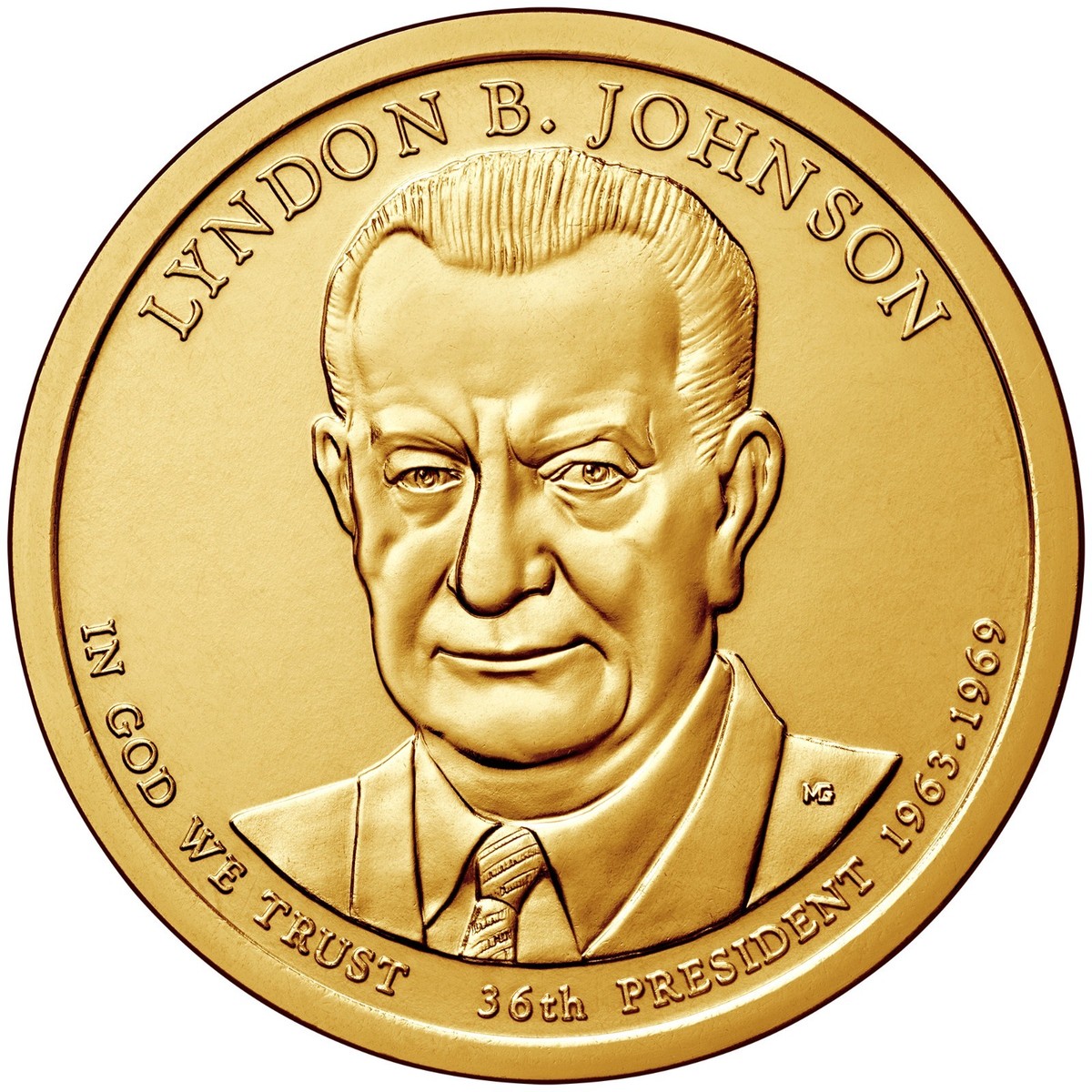 Lyndon B. Johnson Presidential $1 Coin | eBay