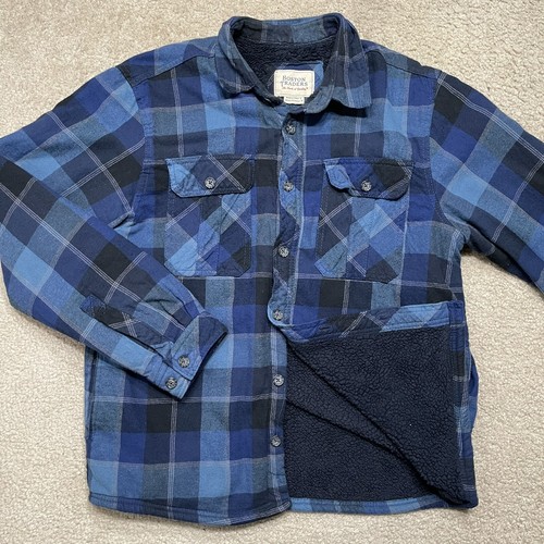 BOSTON TRADERS Sherpa Lined Plaid 