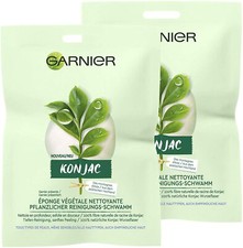 Garnier Bio - Éponge Konjac Nettoyante et Exfoliante – 100% Végétale