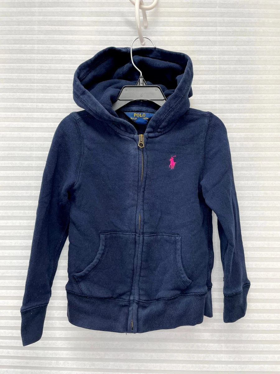 Ralph lauren navy zip best sale hoodie