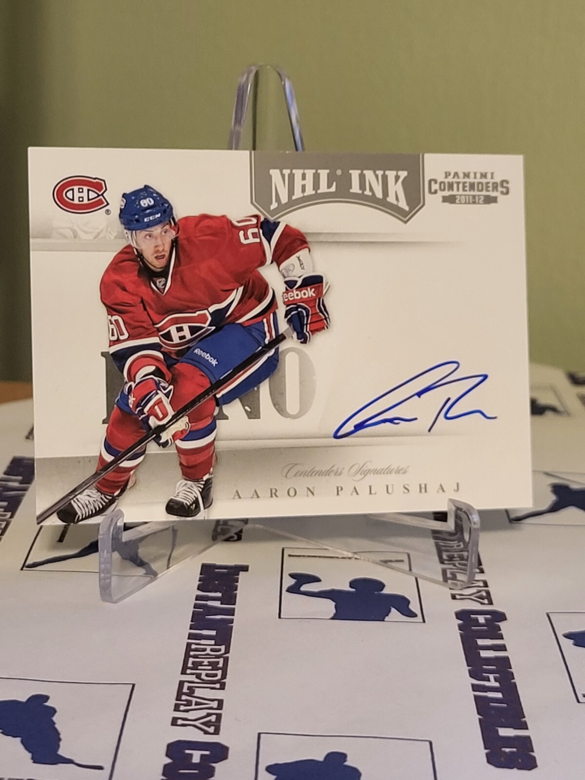 Aaron Palushaj #30 2011-12 Panini Contenders NHL Ink