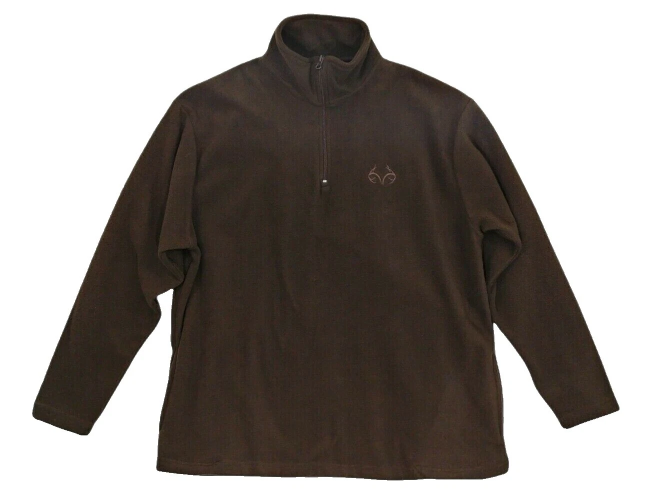 Realtree sudaderas de Manga Larga Marrón para Hombres