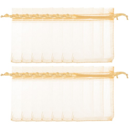 100Pcs Party Favors Craft Organza Gift Bags Clear Gift Bags Package Candy