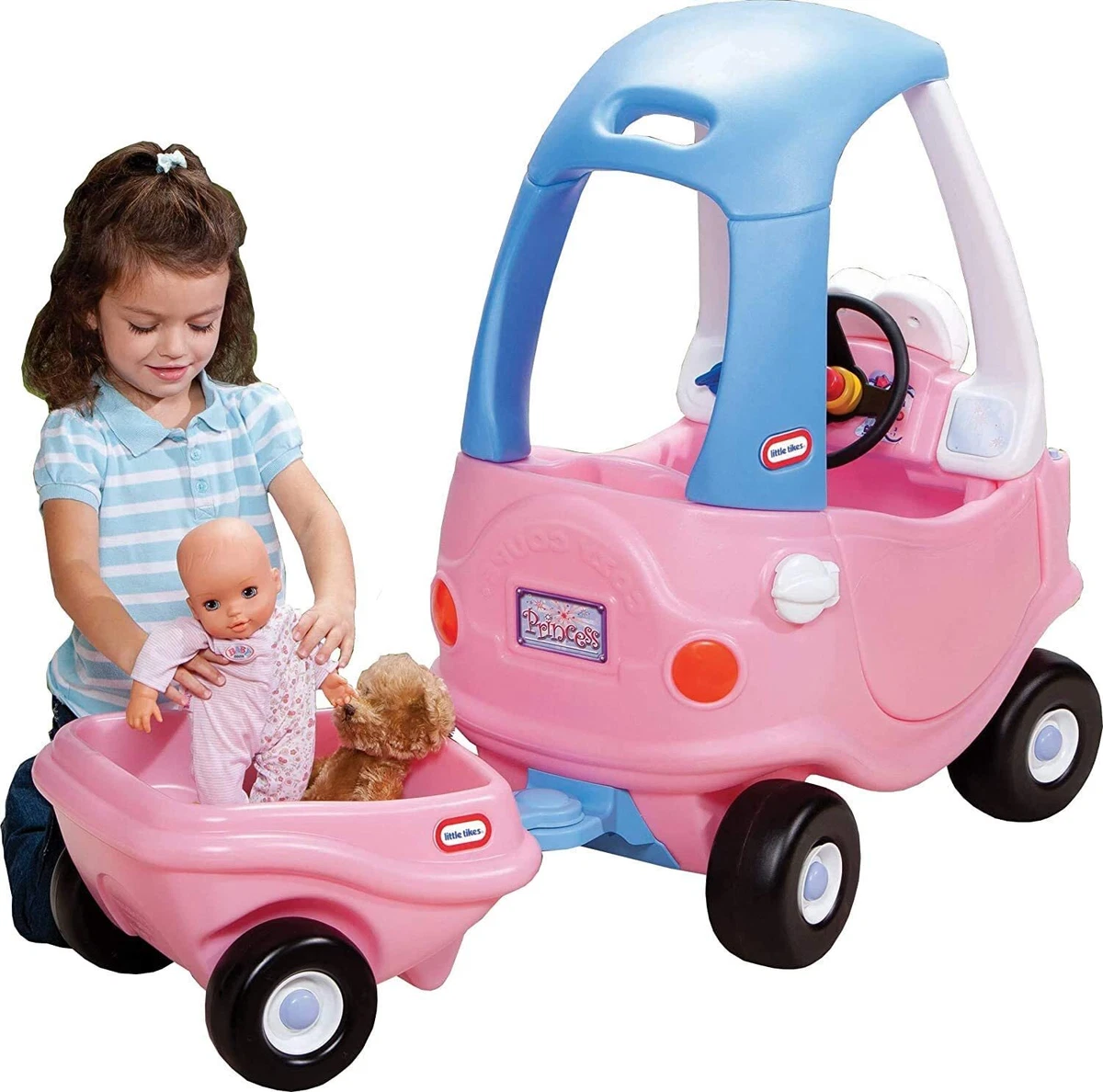 Pink cozy sales coupe car