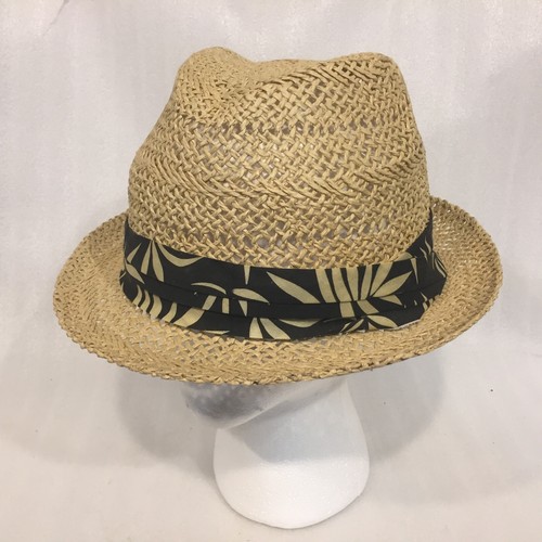 Natural Soft Paper Straw Fedora Hat 