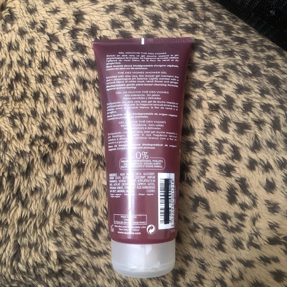 Gel de ducha Caudalie The Des Vignes 200 ml/6,7 oz para piel sensible o delicada Foto 4 de 4
