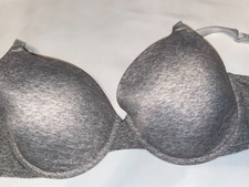 Victoria  s Secret PINK 36DD wear everywhere Lightly Lined bra Gray