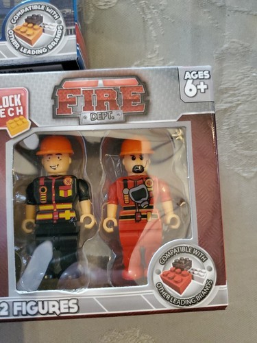 Lot Of 3 Block Tech Fire Dept, Super HERO, SPACE Operatio NIB CHRISTMAS - Picture 3 of 8