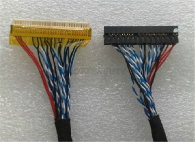 FIX-30P 2Ch 8Bit For 17INCH~23INCH Lvds Lcd Panel Cable Double Length 50Cm la
