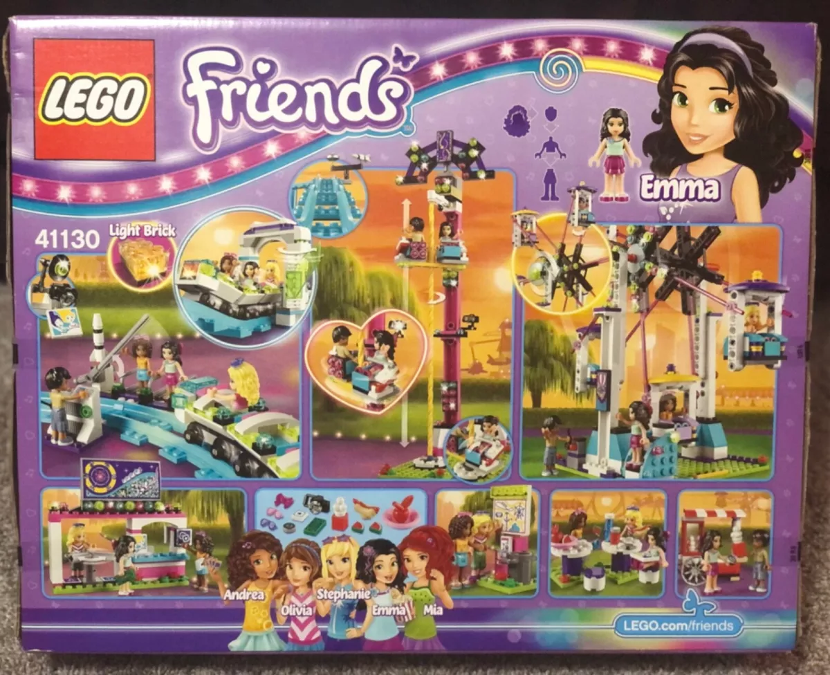 LEGO Friends 41130 Amusement Park Roller Coaster Building Kit (1124 Piece)