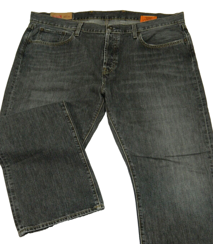 Herren GAP Jeans Low Rise Boot Fit Button Fly schwarz Etikett 40/32 gemessen Größe 41x32 - Bild 3 von 6