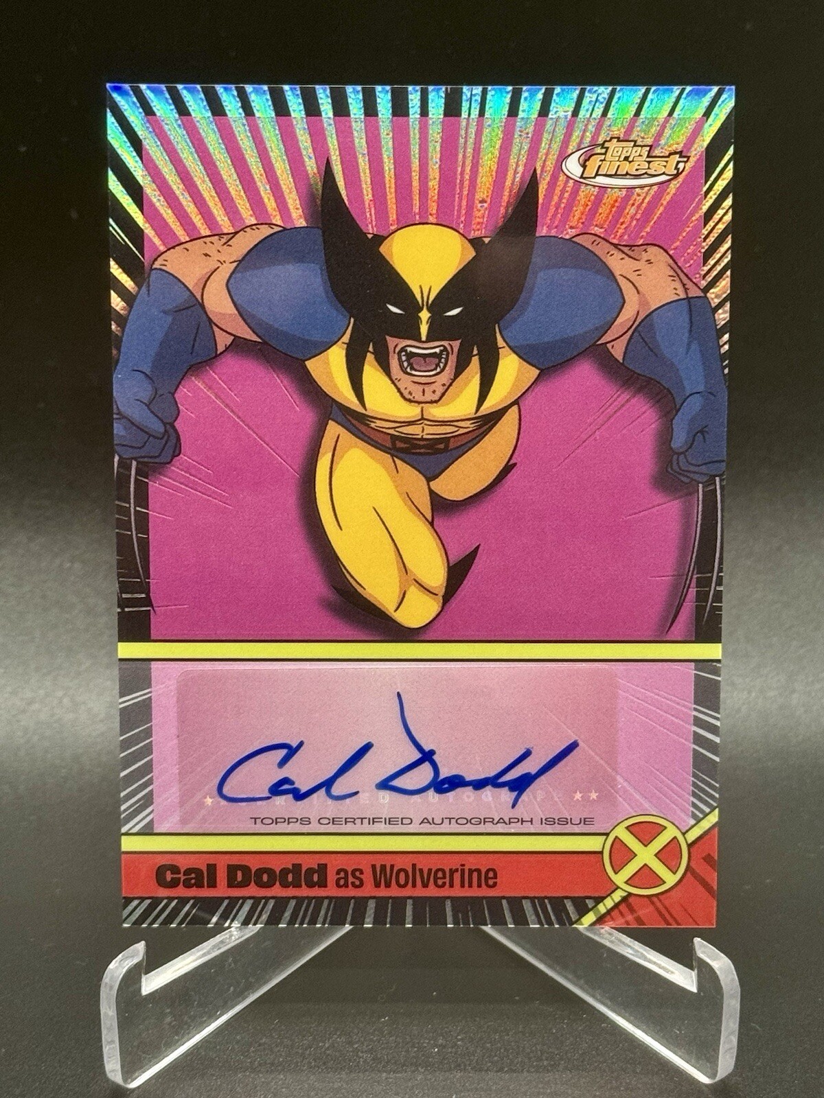 Wolverine 2025 Topps Finest X-Men 97 #VA-CD Voice Actor Autograph