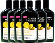 Avalon Organics Clarifying Lemon Conditioner, 11 oz - 6 Pack