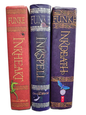 INKHEART Trilogy Complete Hardcover Set   Inkspell Inkdeath by Cornelia Funke