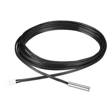 NTC Thermistor Probe 10K 6.6ft Waterproof Stainless Steel Temp Sensor Probe f...