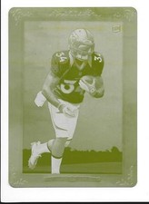 RONNIE HILLMAN 2012 TOPPS TURKEY RED YELLOW PRINTING PLATE RC #D 1/1