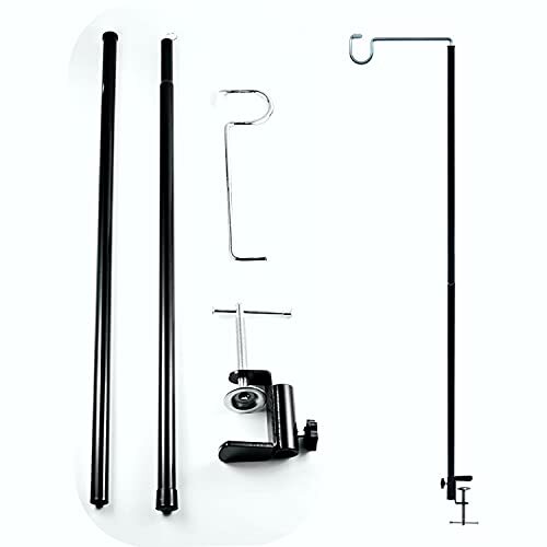 Rotary Motor Stand Tool Flex Shaft Holder Motor Hanger With Table Clamp