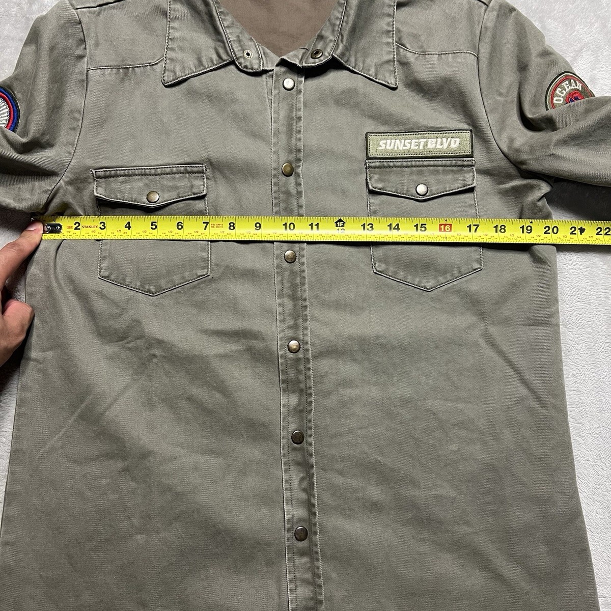 Spell & The Gypsy Collective Jacket Womens Medium Olive Green