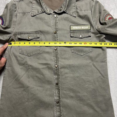 Spell & The Gypsy Collective Jacket Womens Medium Olive Green