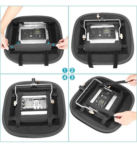 1 Neewer Photography Tripod Dolly for Tripods and 2 collapsible softbox diffuser - Picture 10 of 11