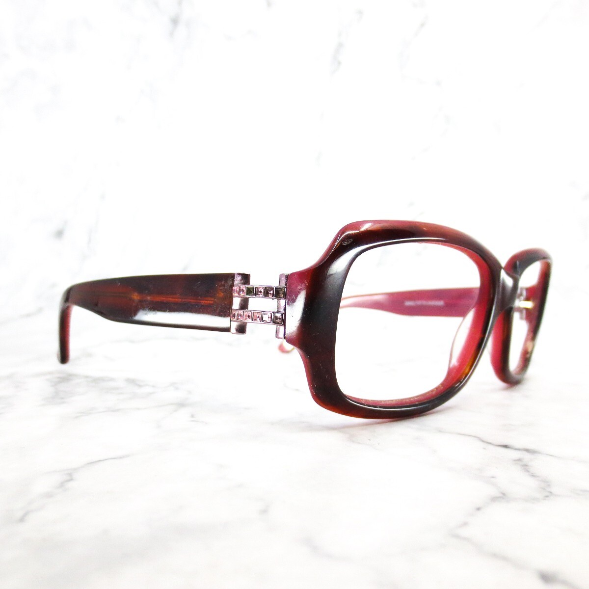 Saks Fifth Avenue S5A39/S SU3 Sunglasses Red Rectangle Full 