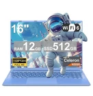 Neues AngebotGaming Laptop 16 Zoll Win11 12+512GB SSD Unterstützung 1TB(HDD-2TB) 1920x1200