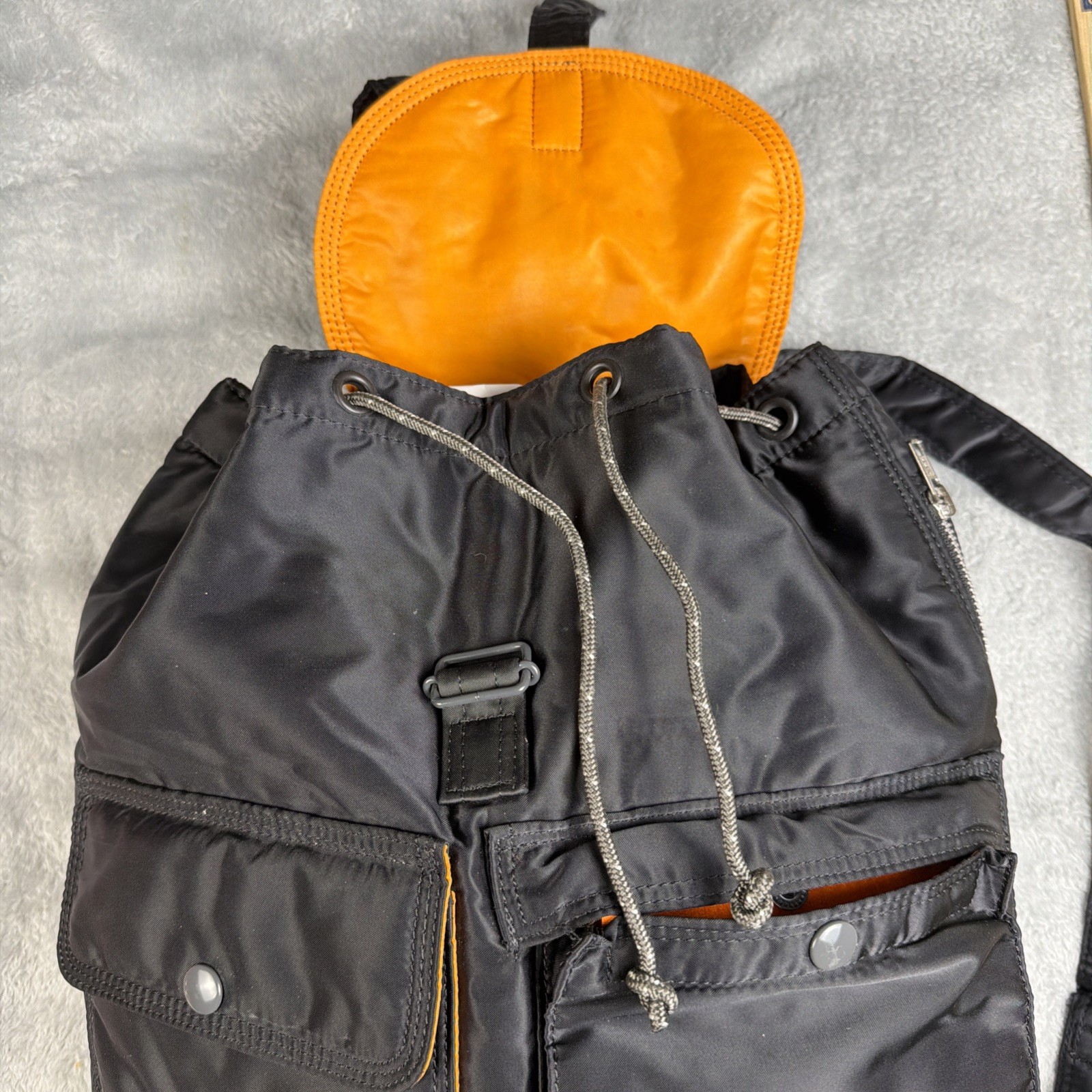 PORTER Tanker Black Drawstring Backpack Yoshida J… - image 5