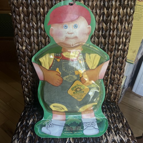 1984 NIP Coleco Cabbage Patch Kids Construction One Piece Romper Outfit