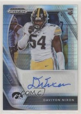 2021 Panini Prizm Draft Picks Hyper Daviyon Nixon #DPA-DNI Auto 0gm4