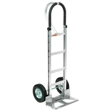 Aluminum Hand Truck Loop Handle Semi-Pneumatic Wheels