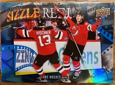 Upper Deck 2025-26 Series 1 Sizzle Reel Luke Hughes SR-2 Devils NHL