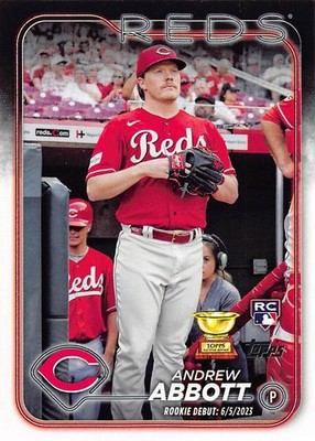 Andrew Abbott 2024 Topps Update US304 Cincinnati Reds Baseball Card