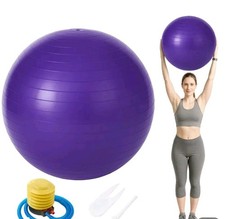 EXERCISE GYM BALL SWISS PILATES YOGA CORE TRAINING PREGNANCY BIRTHING ANTI-BURST
