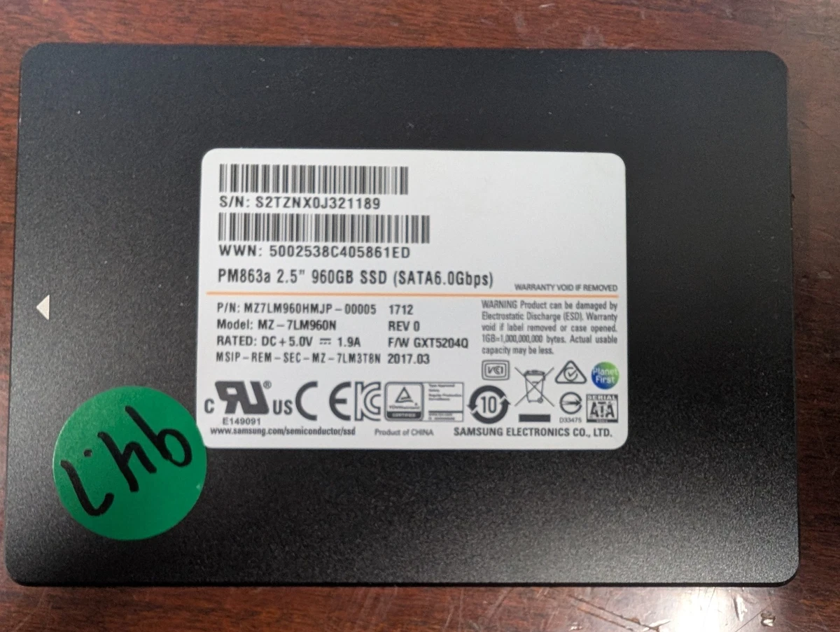 Samsung 960GB SATA III Solid State Drives for sale | eBay