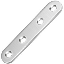 Flat Brackets For Wood, Straight Brace, Mending Plates Premium Steel Galvanised