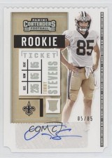 2020 Panini Contenders Rookie Ticket Stub 5/85 Tommy Stevens #218 Auto 18z2