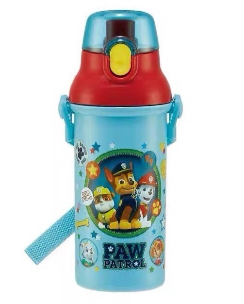 Skater Kids Water Bottle Direct Drinking With Strap 480ml Pa