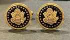 Pair Senate Democrat Black - House of Representatives - Congress - Cufflinks