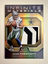 2016 Panini Infinity Dak Prescott RC /8 Player Worn Dual Color Patch