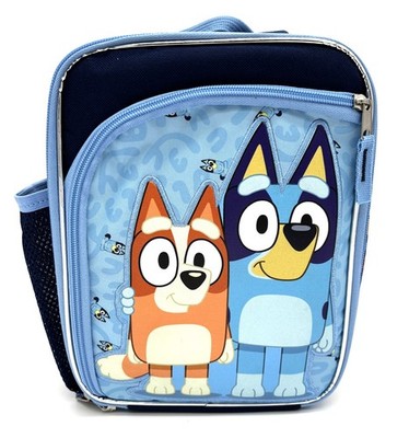 Bluey Lunch Bag Insulated Cooler Box With Water Bottle Pouch and Handle
