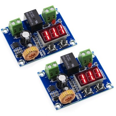 2 PCS Low Voltage Cutoff, DC 12V-36V 20A Disconnect Switch, multi 