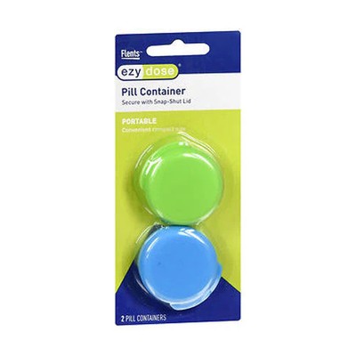 Ezy Dose, Pill Containers Snap Shut Lid, 2 Each