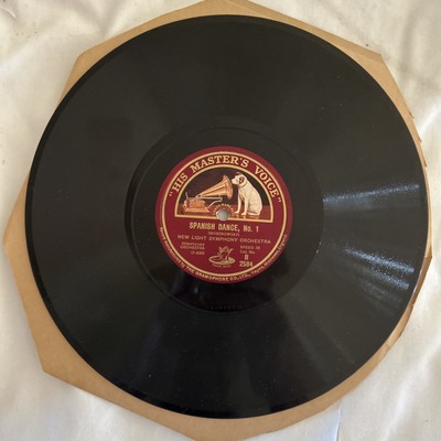 New Light Symphony Orchestra: Spanish Dance 1-UK 10'' Shellac 78RPM B 2584