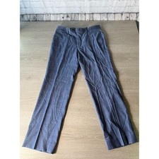 Tommy Hilfiger Men's Blue Plaid Stretch Dress Pants Business Casual Size 34x30