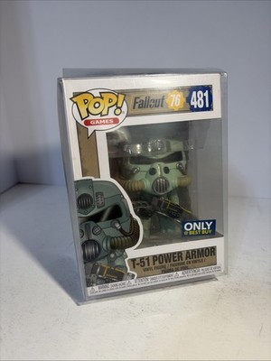 Funko Pop! Vinyl: Fallout 76 T-51 Power Armor #481 Best Buy Exclsv Box Dmg -AJ