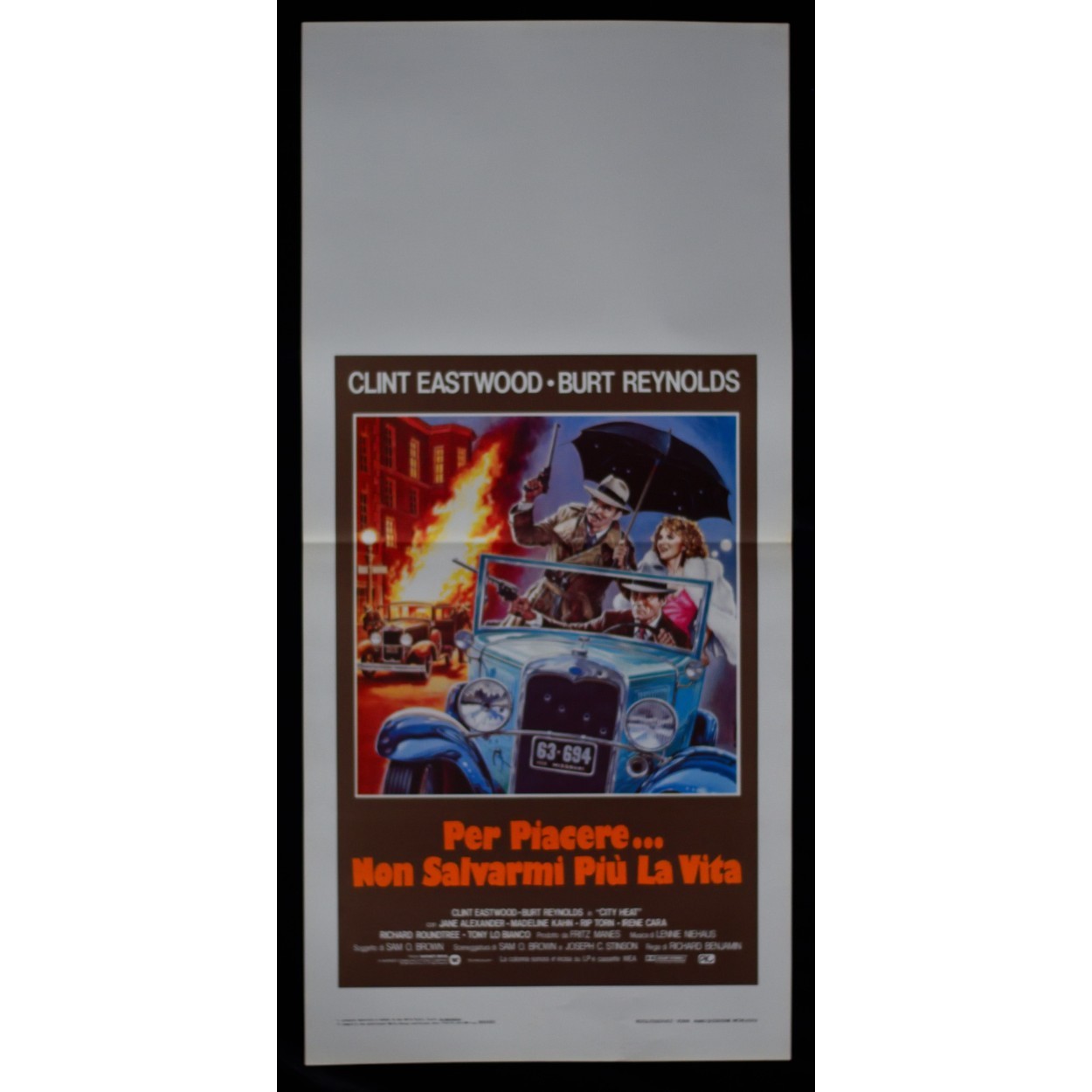 Locandina originale film Per piacere... non salvarmi più la vita (1984) - Regia di Richard Benjamin